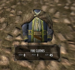 Fine Clothes | Elder Scrolls | Fandom
