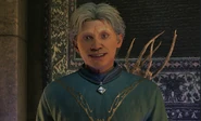 Traven, face lit in a close-up in Oblivion Remastered.