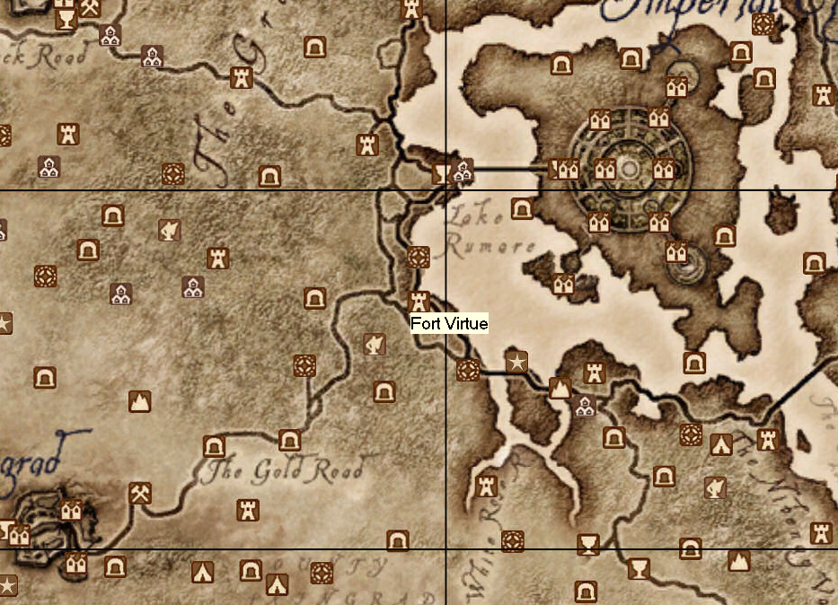 Roxey Inn Oblivion Map Fort Virtue | Elder Scrolls | Fandom