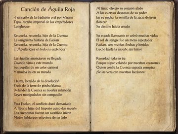 Canción de Águila Roja | Elder Scrolls | Fandom