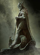 A statue of Talos, the God of Man and War, and the greatest hero of Mankind.