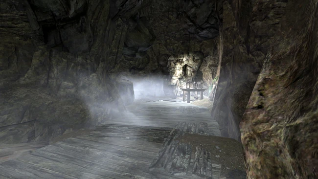 Проход во вторую часть пещеры.