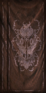 The House Redoran banner as it appears in The Elder Scrolls V: Dragonborn.