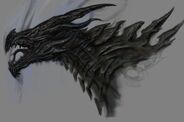 Alduin's head concept art.