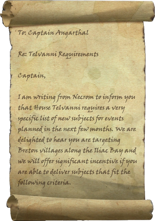 Telvanni Requirements Elder Scrolls Fandom