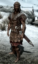 Soldaat in Skyrim met Lichte Uitrusting
