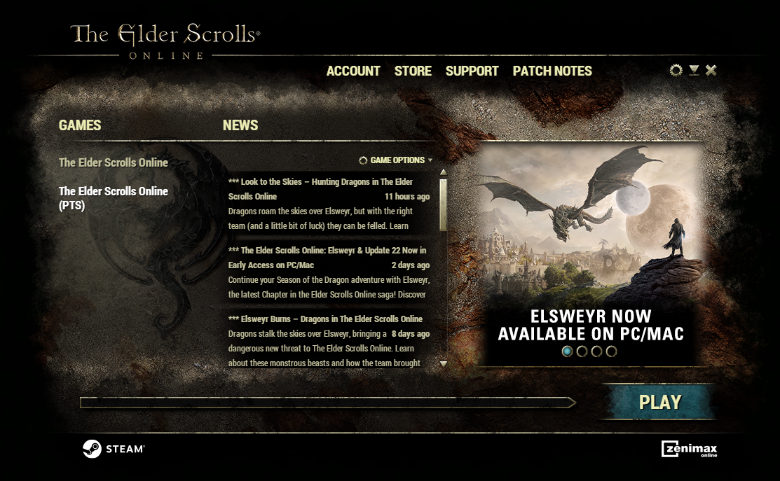 elder scrolls online install location