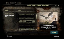 ESO Launcher PTS Elsweyr