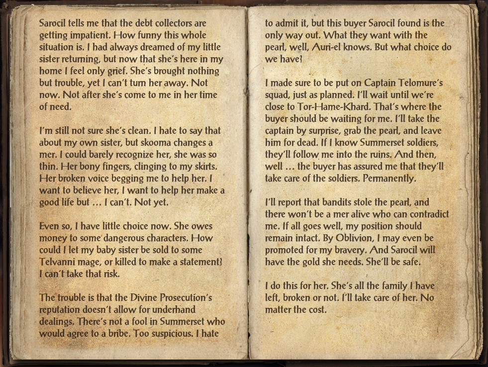 Journal of Justiciar Avanaire | Elder Scrolls | Fandom