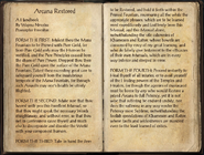 Arcana Restored, as seen in The Elder Scrolls Online