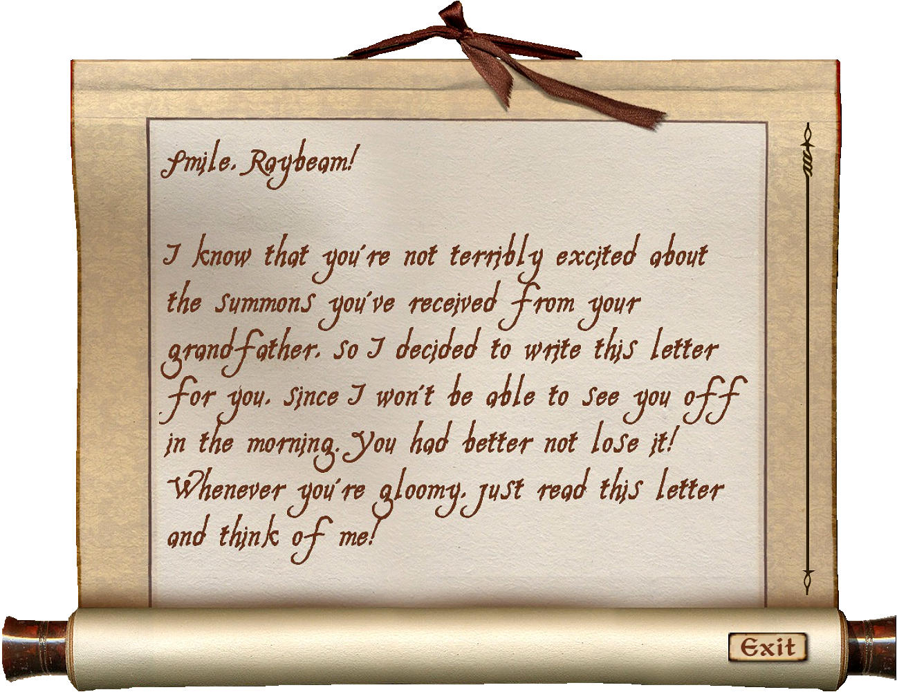 Love Letter, Elder Scrolls