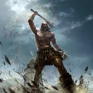 Karta „Gigant o tęgim serduchu” z gry The Elder Scrolls Legends