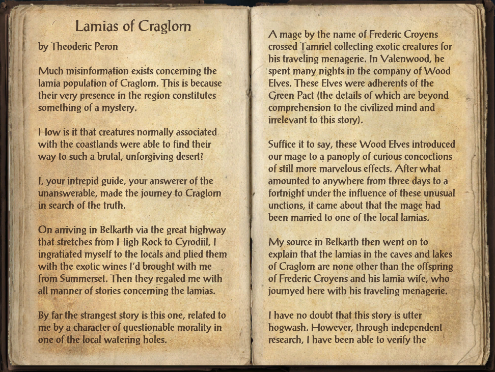 Lamias of Craglorn | Elder Scrolls | Fandom