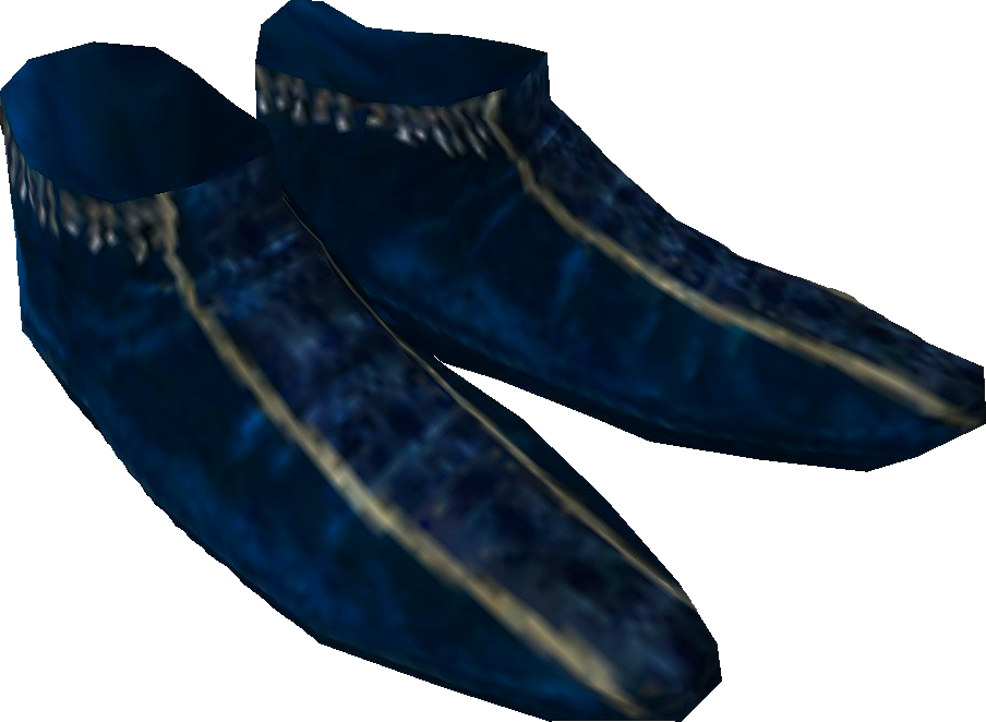 Blue suede shoes