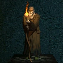 Il Vecchio Chimere, unico residente permanente del reame.