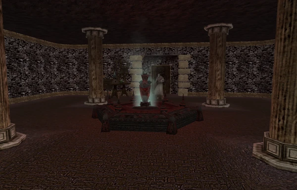 Помещение с алтарём Шестого дома