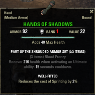 Shrouded Armor - Hands V1