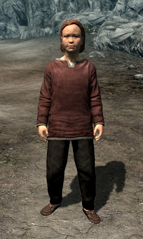 skyrim better looking children