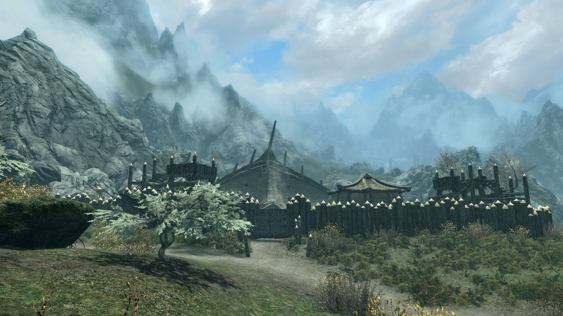 Dushnikh Yal) - орочья крепость в игре The Elder Scrolls V: Skyrim. 