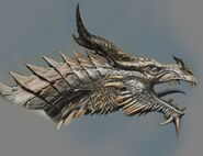 Art conceptuel de la tête de Paarthurnax.