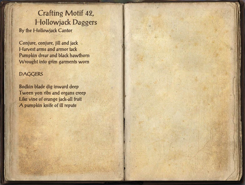 Crafting Motif 42: Hollowjack Style | Elder Scrolls | Fandom
