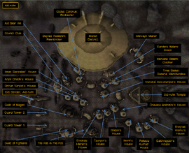 Ald'ruhn, Silt Strider Local Map