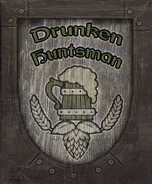 Drunken Huntsman Shop Sign