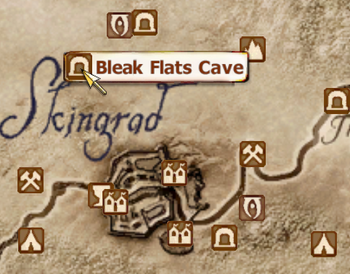 Bleak Flats Cave Map