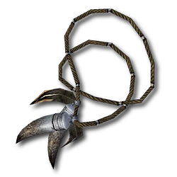 Das Totem von Klauen und Fängen