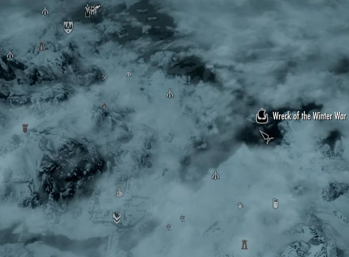 Скайрим курган железный карта