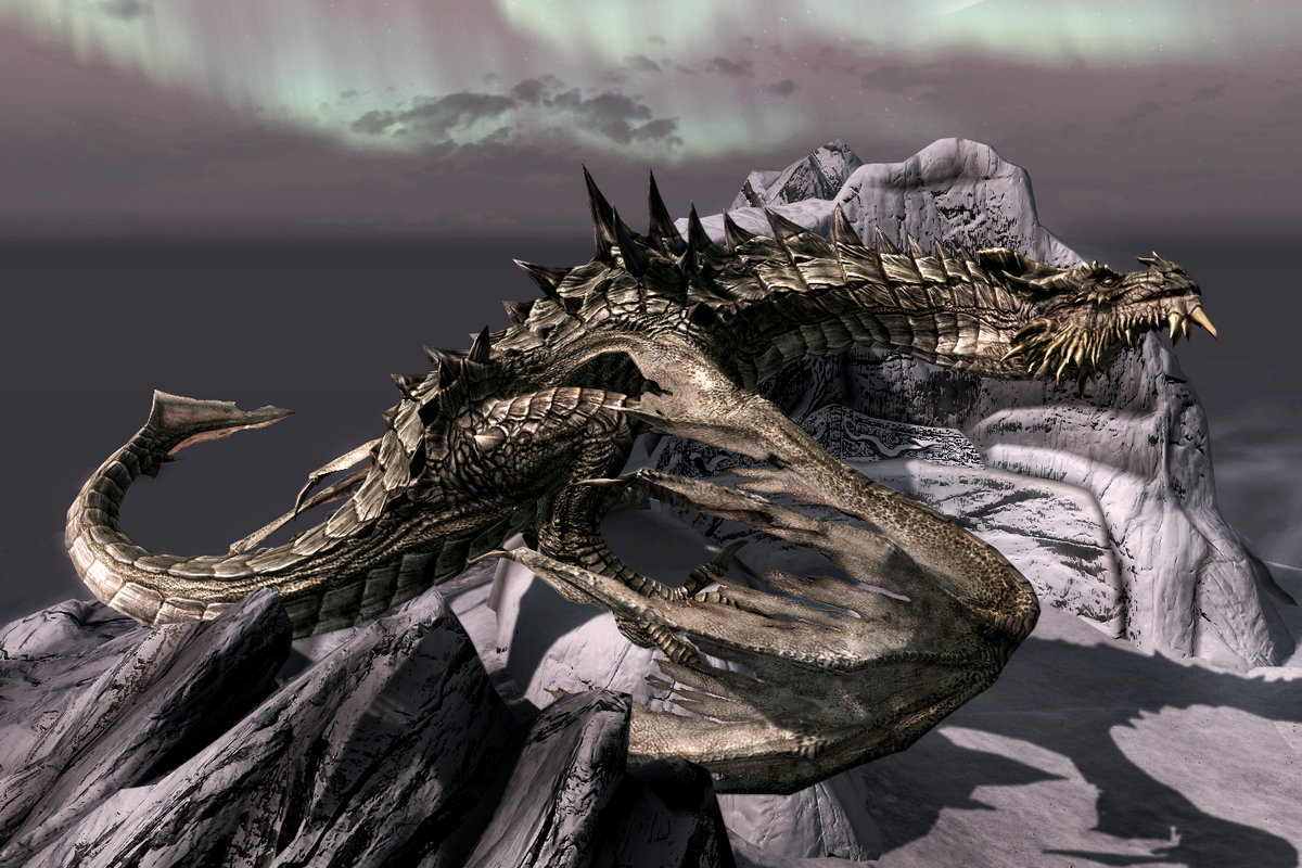 skyrim dovahkiin riding dragon