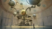 The former card art for the Summerset Orrery in Firsthold; the continents were later removed.