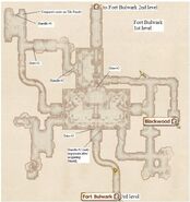 Map of first level + important locations.