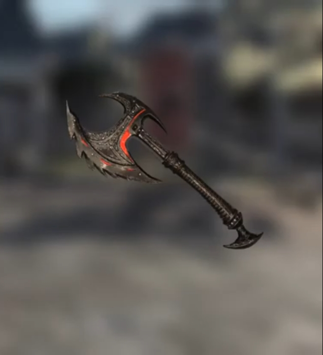 Daedric Hand Axe is a weapon found in The Elder Scrolls: Blades. 