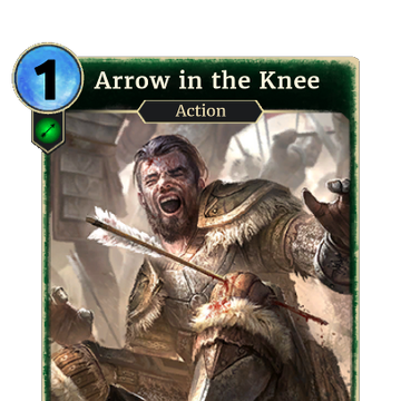 Arrow In The Knee Legends Elder Scrolls Fandom Skyrim which inspired the snowclone phrasal template i used to x, then i took in the game, different characters in the game will say, i used to be an adventurer like you, then i took an arrow to the knee. arrow in the knee legends elder