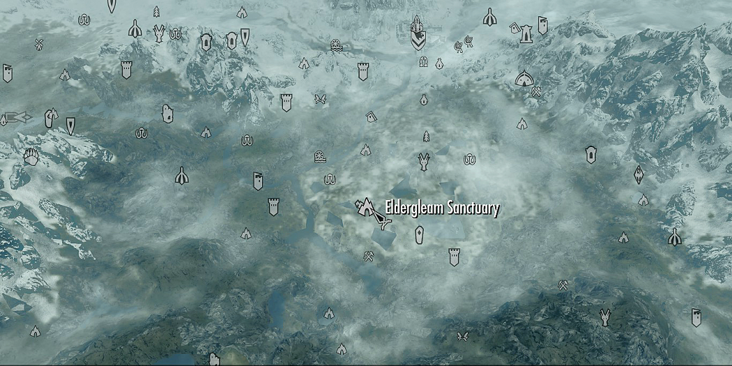 Eldergleam Sanctuary Skyrim Map Eldergleam Sanctuary | Elder Scrolls | Fandom