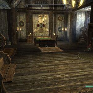 Hjerim Elder Scrolls Fandom Hjerim house is a buggy, glitch infested mess, but it's the third largest house in the game, unless you feel like building i've heard it's a requisite for purchasing anything larger than a bread box in skyrim. hjerim elder scrolls fandom