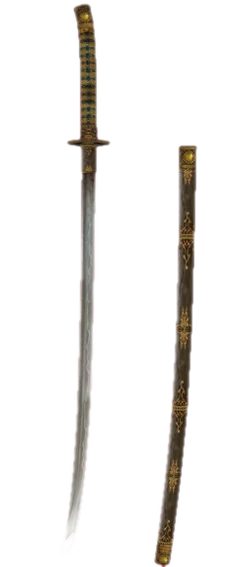 Akavirska katana Tsaesci z gry The Elder Scrolls IV: Oblivion