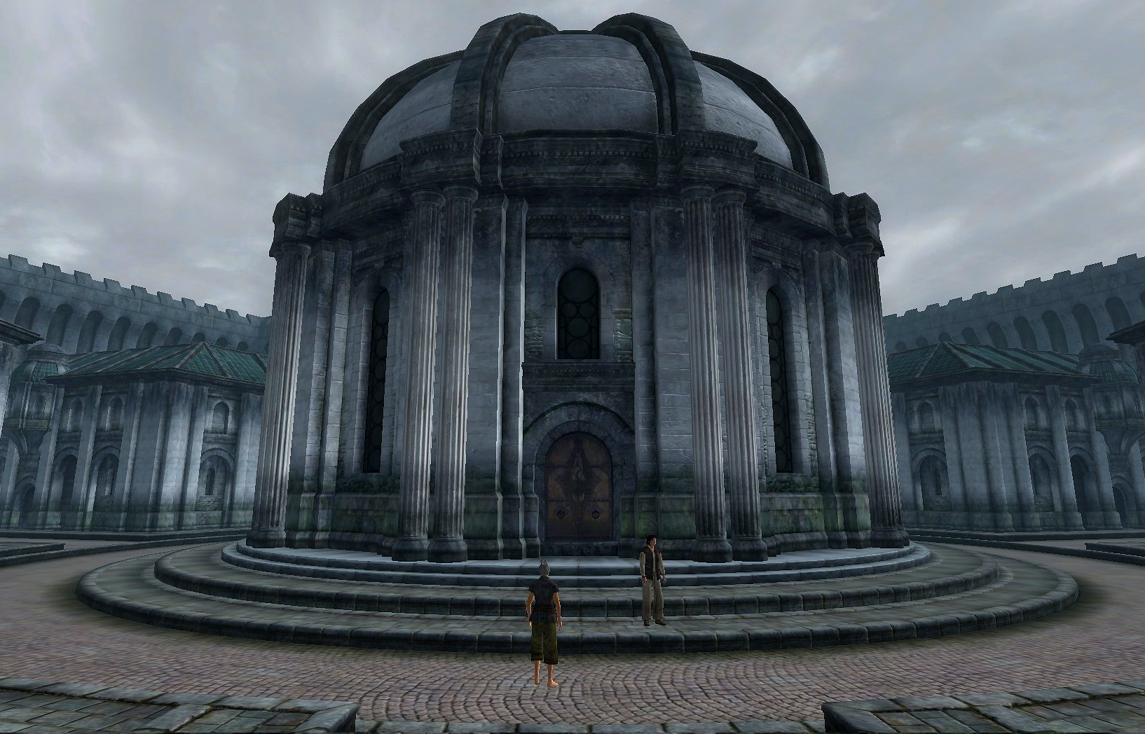 During the Oblivion Crisis, the Temple was the site of the final showdo.