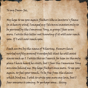 My Dearest Love Elder Scrolls Fandom