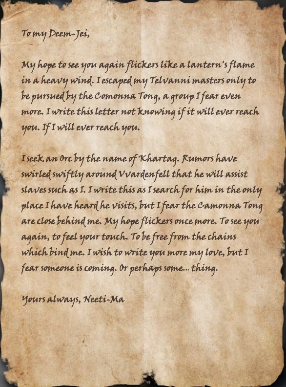 My Dearest Love Elder Scrolls Fandom