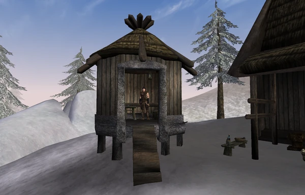 Левая постройка