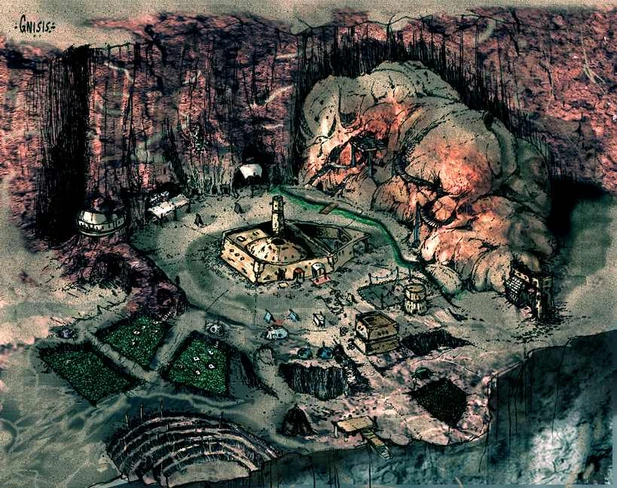 Концепт-арт поселения