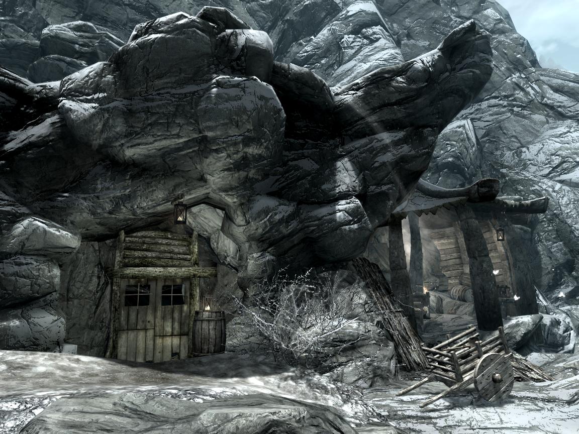 Ebony Mines Skyrim Map Gloombound Mine | Elder Scrolls | Fandom