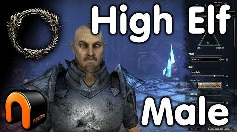 Elder Scrolls Online -- High Elf Male - Character Creation