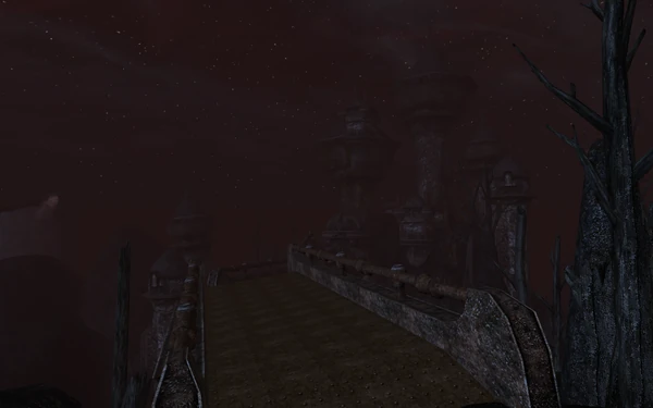 Руины ночью