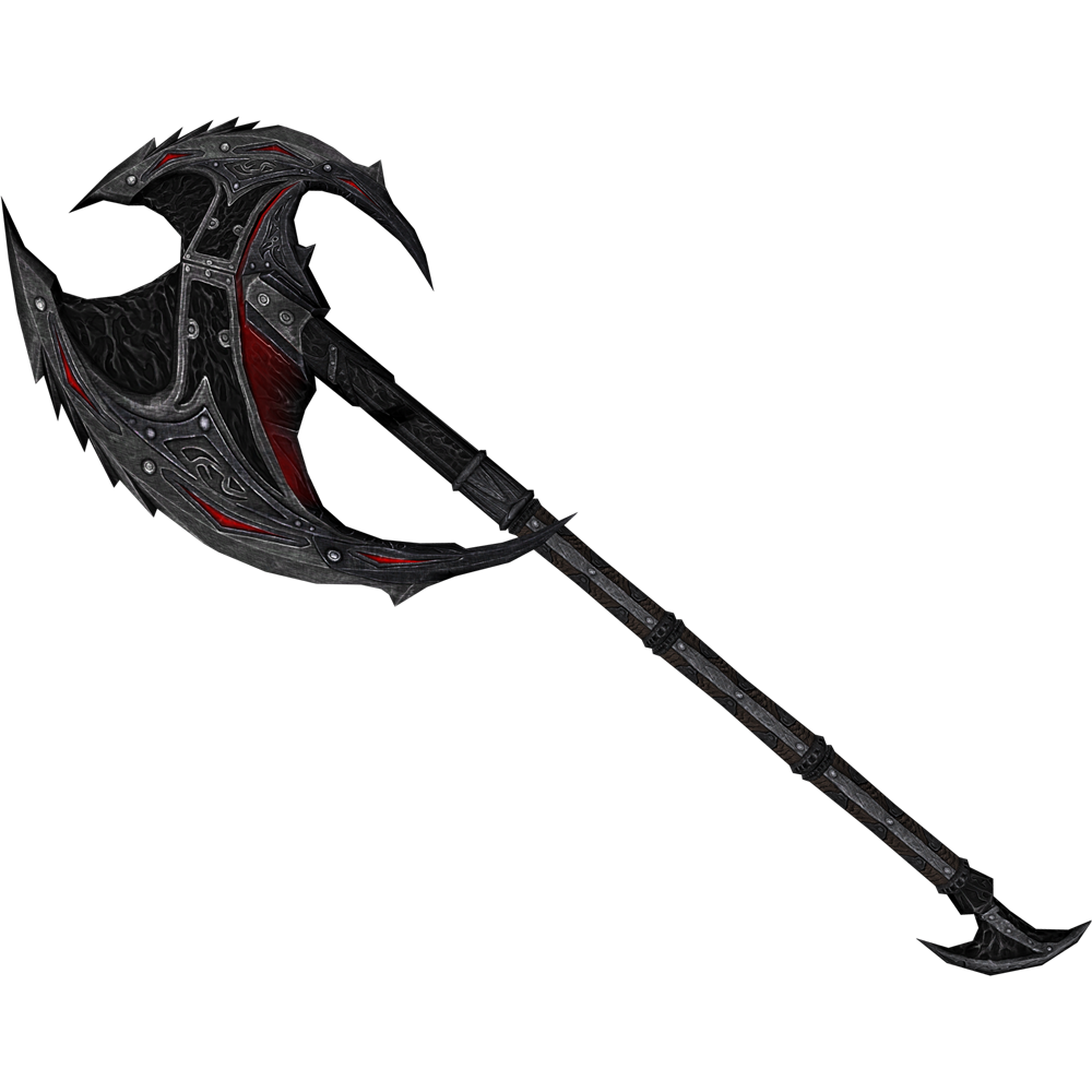 Daedric weapons. Скайрим даэдрическая секира. Даэдрическая секира Инферно. Даэдрический топор скайрим. Даэдрический меч ("Daedric Sword").