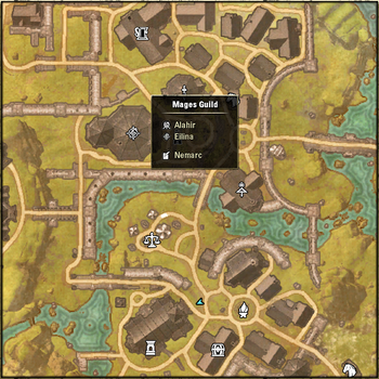 Daggerfall Mages GuildMaplocation