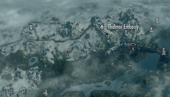 Thalmor embassy map