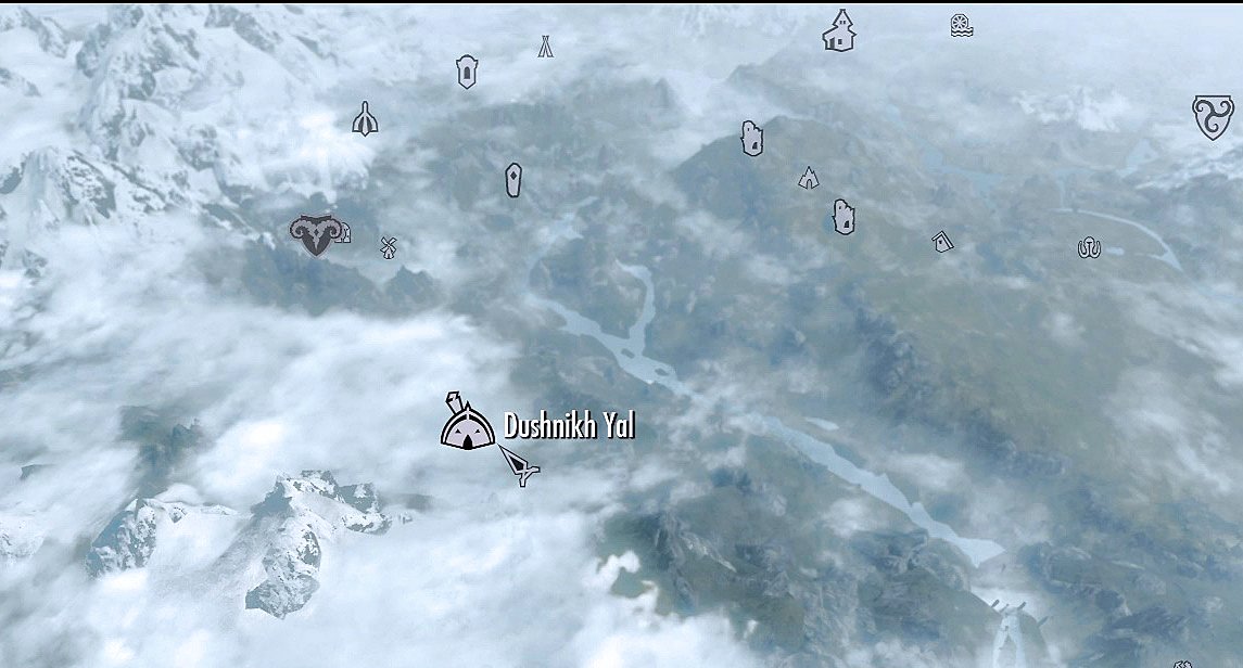 orc strongholds skyrim map